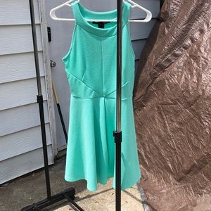 Halter/high neck dress